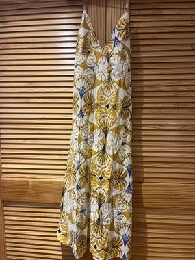 NWOT Zara Yellow floral dress